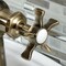 Kingston Brass Single-Handle Bathroom Faucet with Push Pop-Up, Antique Brass KSD3543NX - alternate 5